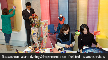 Research on natural dyeing & implementation of related research services