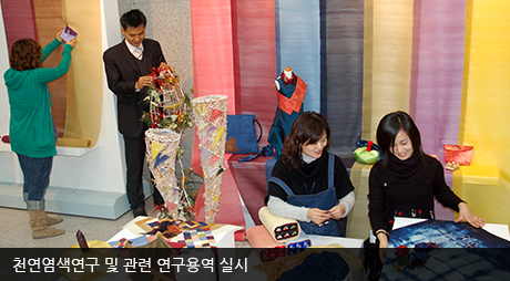 천연염색연구 및 관련 연구용역 실시
