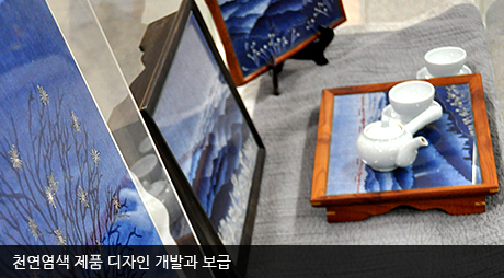 천연염색 제품 디자인 개발과 보급