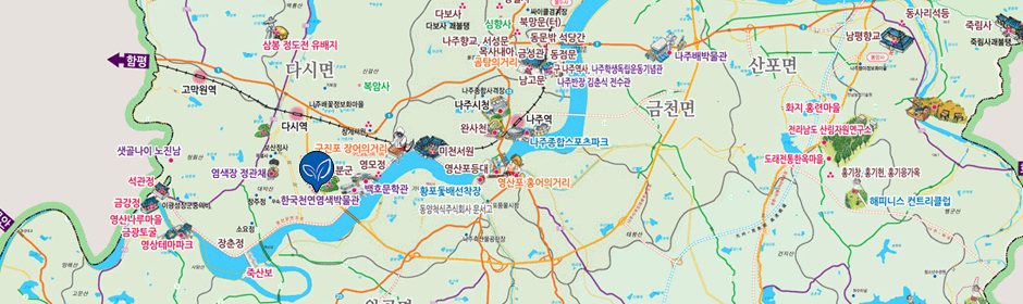 나주관광지도
